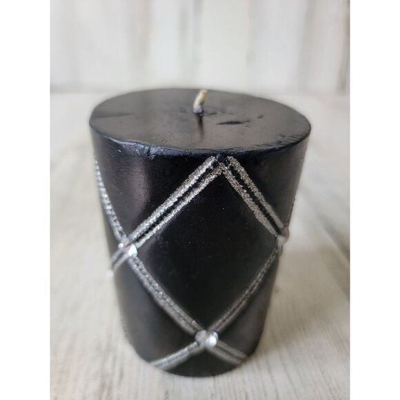 Black sequin embroidered candle Halloween home‎ decor - Picture 6 of 8